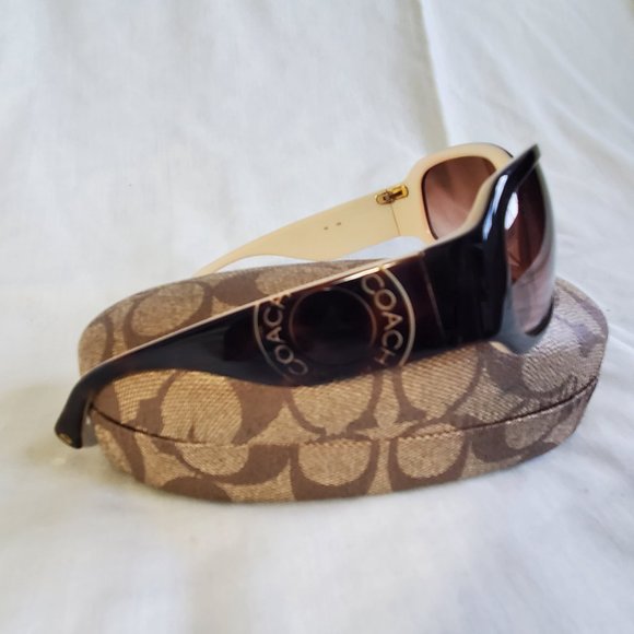 Coach sunglasses - like new wrap around main image 8